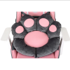 Кресло игровое Бюрократ Knight "Catzy", экокожа, пластик, серый, розовый - 18