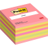 Бумага для заметок на клейкой основе "Post-it Classic. Неон", 76x76мм, 450 листов, ассорти