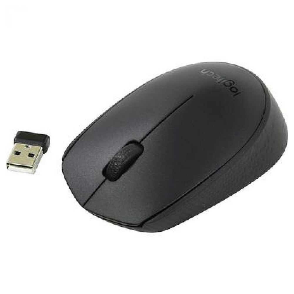 Мышь Logitech "B170", беспроводная, 1000  dpi, 3 кнопки, черный - 2