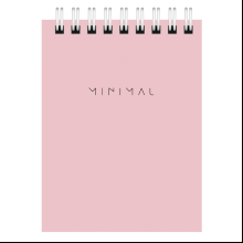 Блокнот "Minimal Pastel", А7, 40 листов, клетка, ассорти