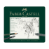 Карандаш чернографитный "Castell 9000", 19 штук, в металлическом футляре
