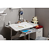 Комплект Ergosmart ученический Smart 100: парта E603 GREY, полка к парте E611 WHITE, накладка  на стол Е511 - 12