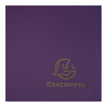Папка на резинках "Exacompta", A4, 15 мм, полипропилен, фиолетовый - 3