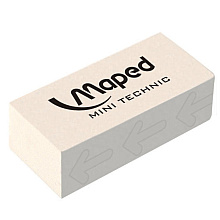 Ластик Maped "Technic 300", 1 шт, белый