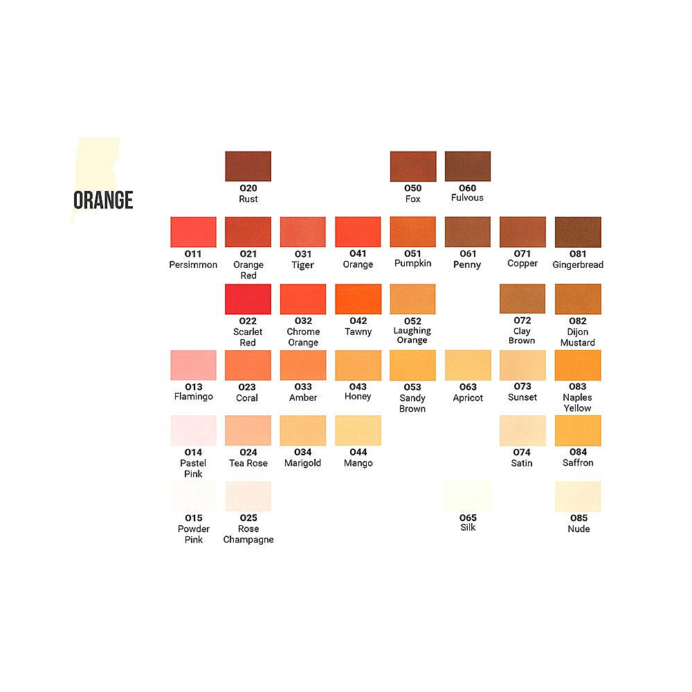Маркер перманентный двусторонний "Sketchmarker", O83 желтый неаполитанский - 2