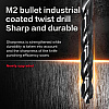 Сверло по металлу Deli RS EDH-MHZ120-E4, 12.0 мм, DIN 338, HSS-TiN - 7
