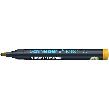Маркер перманентный "Schneider Maxx 130", желтый - 5