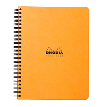 Блокнот "Rhodia", А5+, 80 листов, клетка, оранжевый