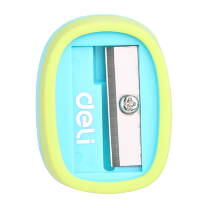 Точилка Deli "Smooth Sharpener", 1 отверстие, ассорти - 2