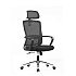Кресло компьютерное SitZone U-060A, сетка, ткань, черный