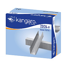Скобы "Kangaro", 23/24, 1000 шт, металлик