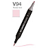 Маркер перманентный двусторонний "Sketchmarker Brush", V94 розовое танго