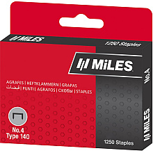 Скоба Miles №4, 8 мм, 1250 штук