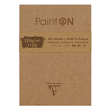 Блок-склейка "Paint'On" Mix, 13.9x21.5 см, 250 г/м2, 50 листов, неровный край