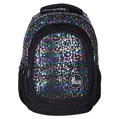 Рюкзак молодежный "Hash neon kitty", чёрный - 2