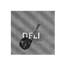 Рулетка Deli HS EHT8316, 3 м х 16 мм, Soft Touch, черный