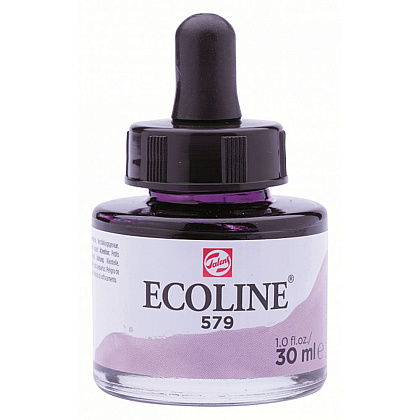 Жидкая акварель "ECOLINE", 579 фиолетовая пастельная, 30 мл