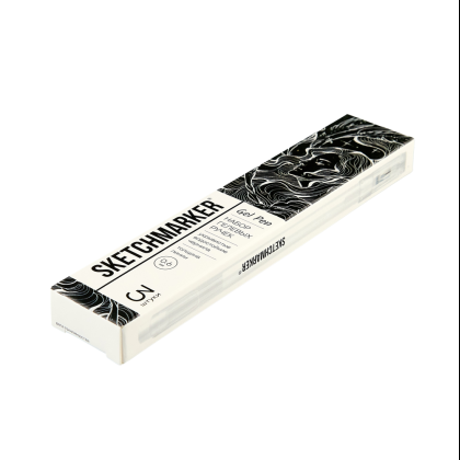 Ручка капиллярная "Sketchmarker", 0.6 мм, 3 шт, белый - 3