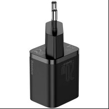 Сетевое зарядное устройство Baseus "CCSUP-B01", Super SiQuick, Charger Type-C, 20W, Black