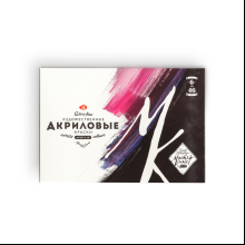 Краски акриловые Мастер Класс, 6 цветов