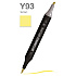 Маркер перманентный двусторонний "Sketchmarker Brush", Y93 цитрус