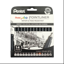 Набор ручек капиллярных "Pointliner", 14 шт