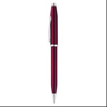 Ручка шариковая "Century II Translucent Plum Lacquer", 0.7 мм, красный, стержень черный