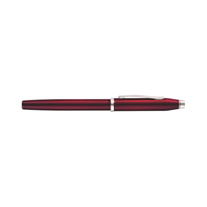 Ручка перьевая F "Century II Translucent Plum Lacquer", металл, красный, черный - 2