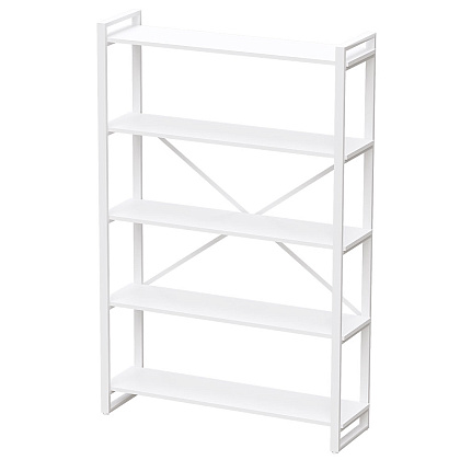 Стеллаж "Loft CH-4", 1200х350х1820 мм, белый, белый крафт