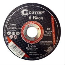 Круг отрезной по металлу CUTOP T41-125х1.0х22.2 мм