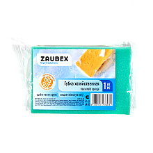 Губка хозяйственная для уборки помещений Zaubex