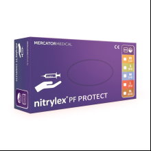 Перчатки нитриловые неопудренные одноразовые текстурированные Nitrylex