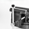 Тиски стальные Deli YS EDL2905Z, поворотные, с наковальней, 5"-125 мм - 6