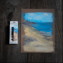 Пастель сухая "À l'écu Half Pastel. Морской пейзаж", 6 цветов