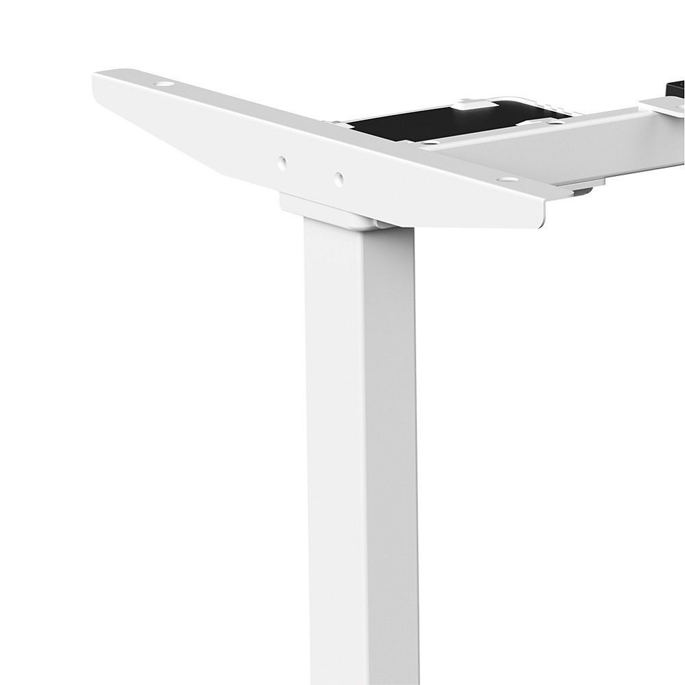Стол с электроприводом WellDesk Prime 1300x675х18 белый/дуб термо черно-коричневый (9191462+9178193) - 8