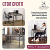 Стол письменный Millwood Лофт Сиэтл (ДТ-5), 1600х700 мм, бетон, графит - 6