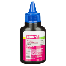 Краска штемпельная "Attache", 45 г, синий
