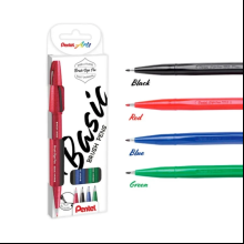 Маркер-кисть "Brush Sign pen. Basic", 4 шт