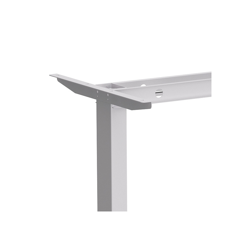 Стол с электроприводом WellDesk Basic 1200x675х18 белый/ясень шимо светлый (9191460+9197779) - 6