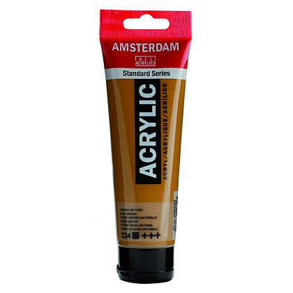 Краски акриловые "Amsterdam", 234 сиена натуральная, 120 мл, туба