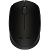 Мышь Logitech "B170", беспроводная, 1000  dpi, 3 кнопки, черный - 3