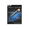 Набор ножей строительных Deli HS EHT4003C, 3 шт (ножи 9мм/18мм/трапеция), Soft Touch, оранжевый - 5