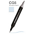 Маркер перманентный двусторонний "Sketchmarker Brush", CG6 прохладный серый 6