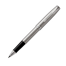 Ручка-роллер Parker "Sonnet Core Stainless Steel CT", 0.7 мм, серебристый, стерж. черный
