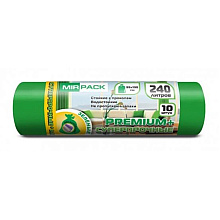 Мешки для мусора Mirpack Premium+, 240 л