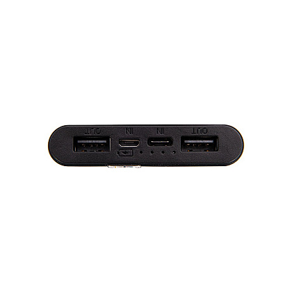 Внешний аккумулятор Power Bank "Safe 10", 10000 mAh, металл, серый - 3