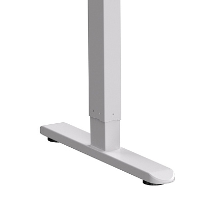 Стол с электроприводом WellDesk Basic 1300x675х18 белый/дуб санта-фе винтаж (9191460+9178196) - 5