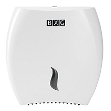 Диспенсер для туалетной бумаги в больших и средних рулонах BXG-PD-8002, ABS-пластик, белый