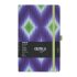 Блокнот "Ikat blue emerald", А5, 96 листов, фиолетовый, зеленый