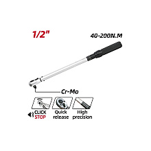 Ключ динамометрический Deli YS EDL-YN-40200, 40-200Нм 1/2", черный